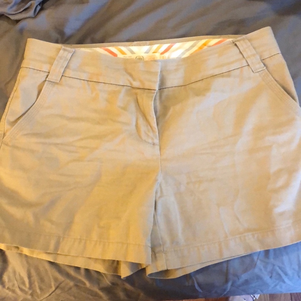 J. Crew Classic Chino shorts, size 10 in Khaki